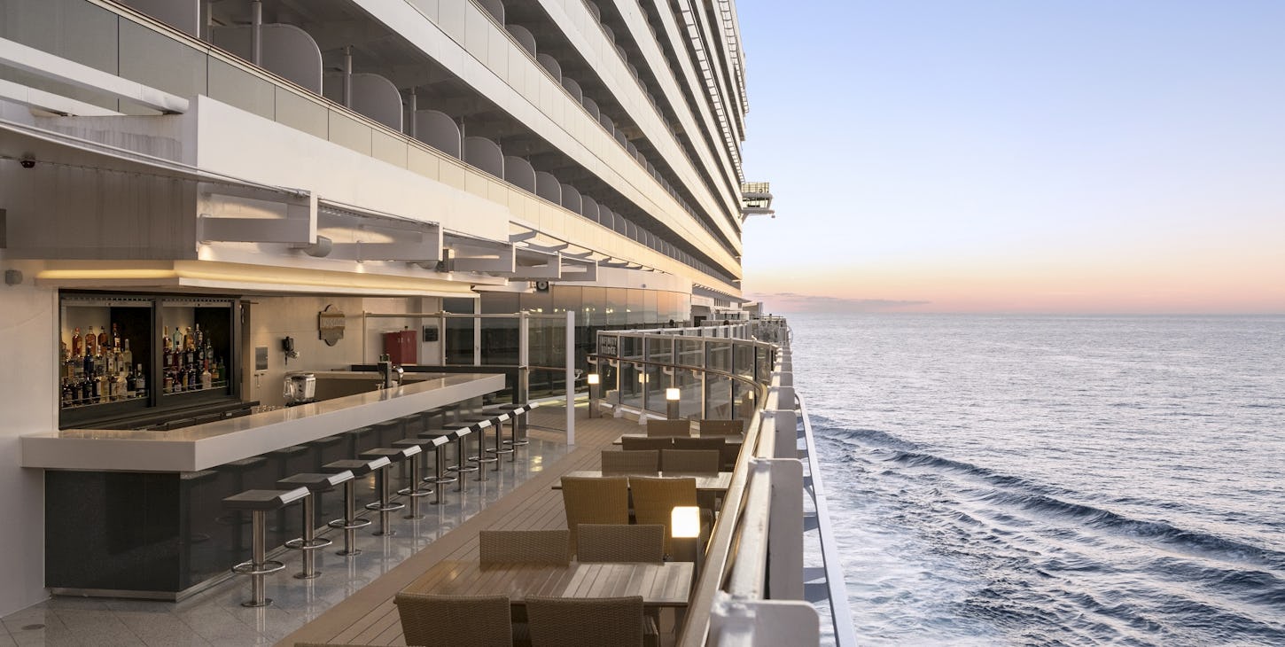Utebar på Msc Seaside