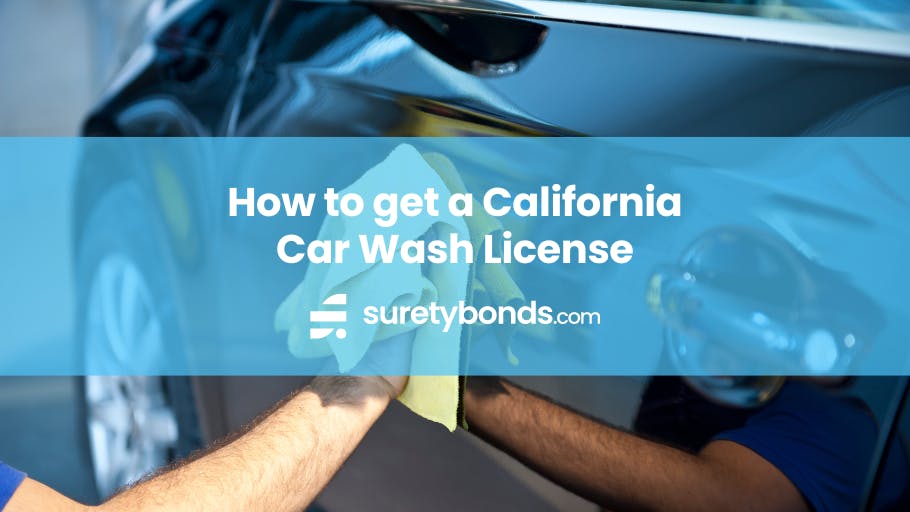 How to get a California Car Wash License 