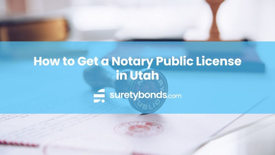 how to get a notary public license in Utah 