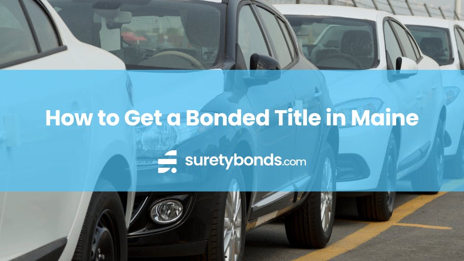 how to get a bonded title in maine