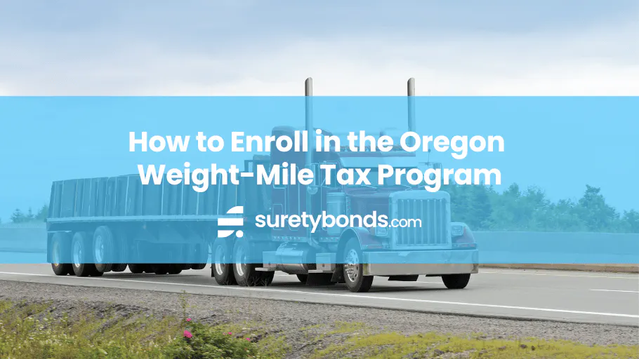 How to Enroll in the Oregon Weight-Mile Tax Program