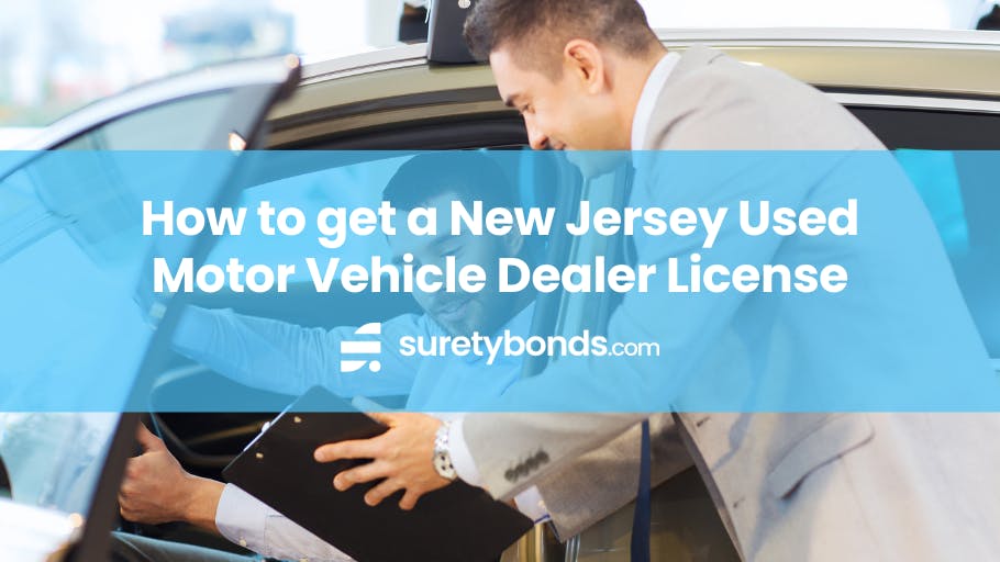 How to get a New Jersey Used Motor Vehicle Dealer License