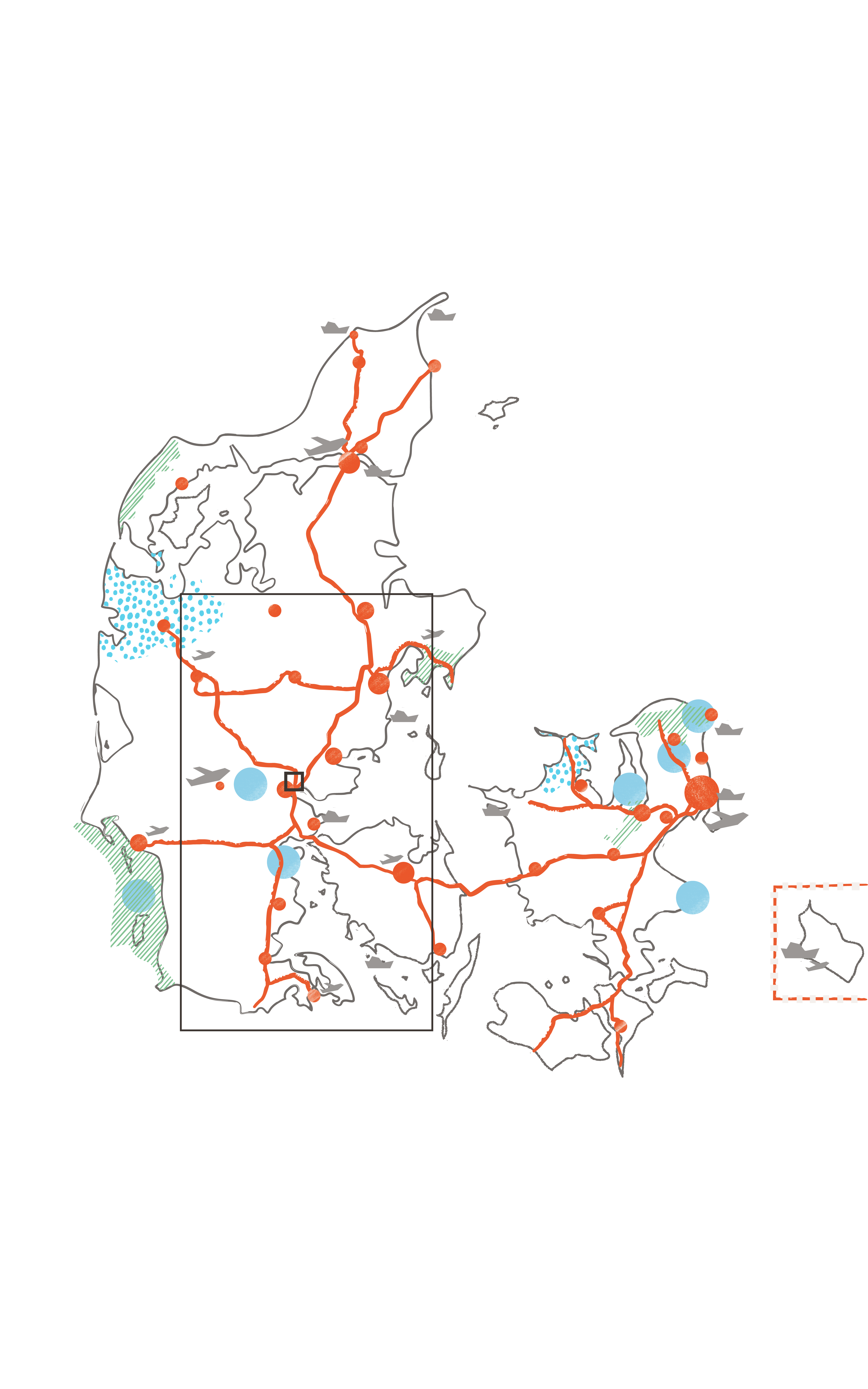 Graphic map, large.