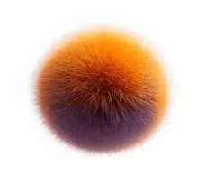 A fluffy ball spinning in 3D