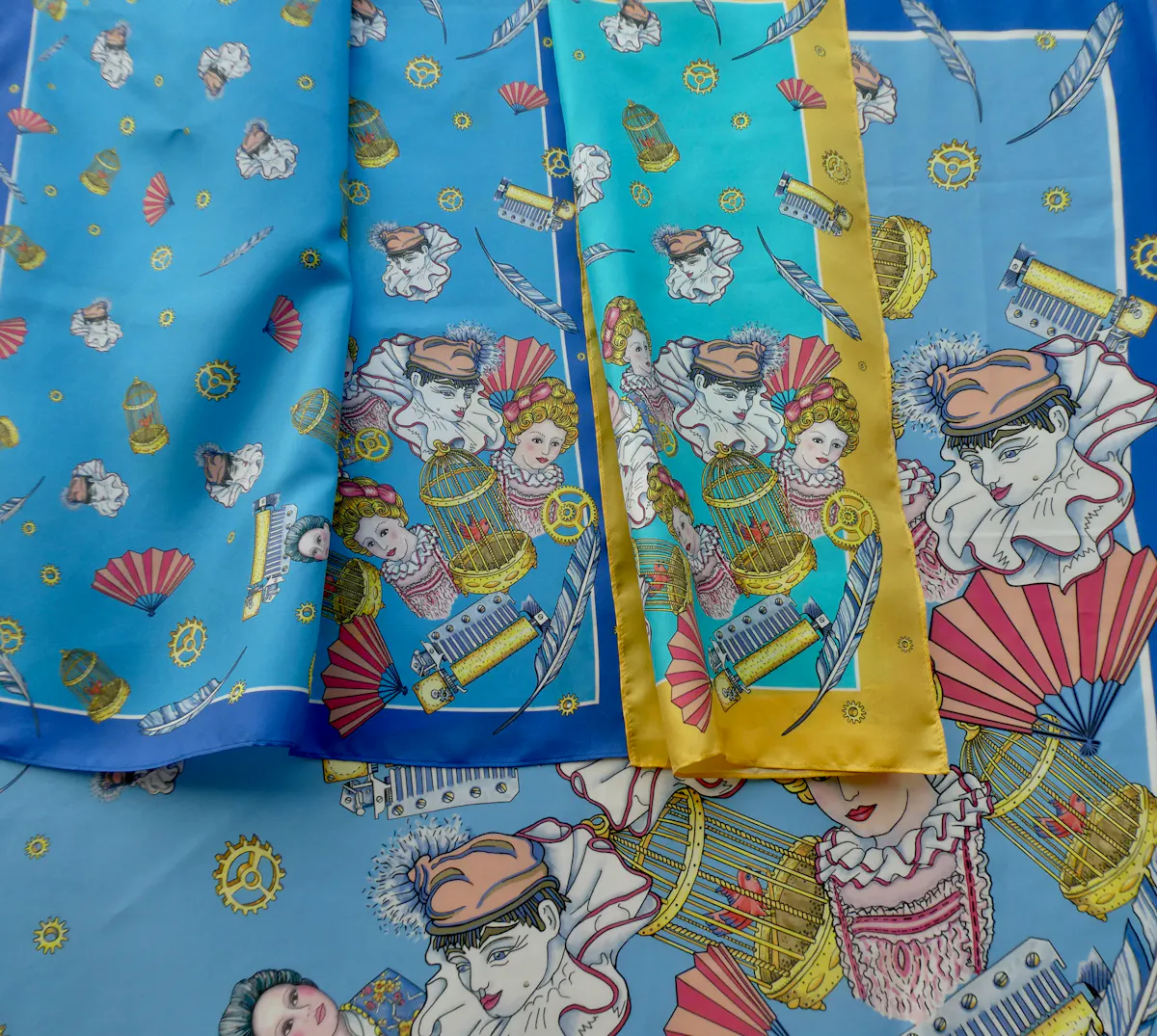  Musical boxes scarves