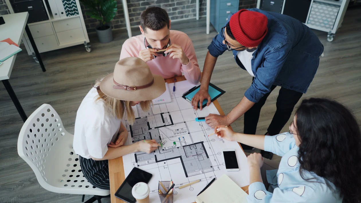 Team working on Project