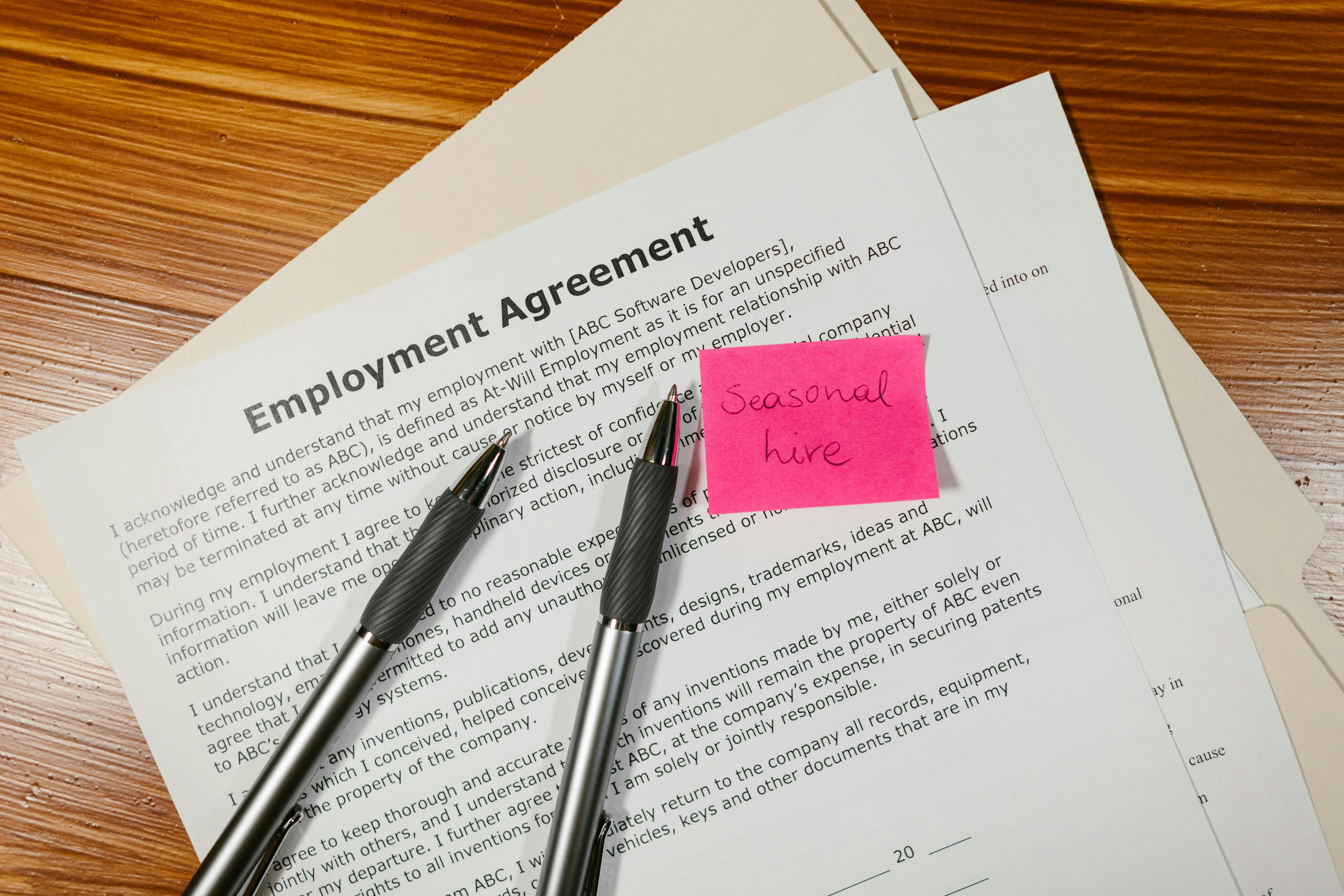 Employement Contract