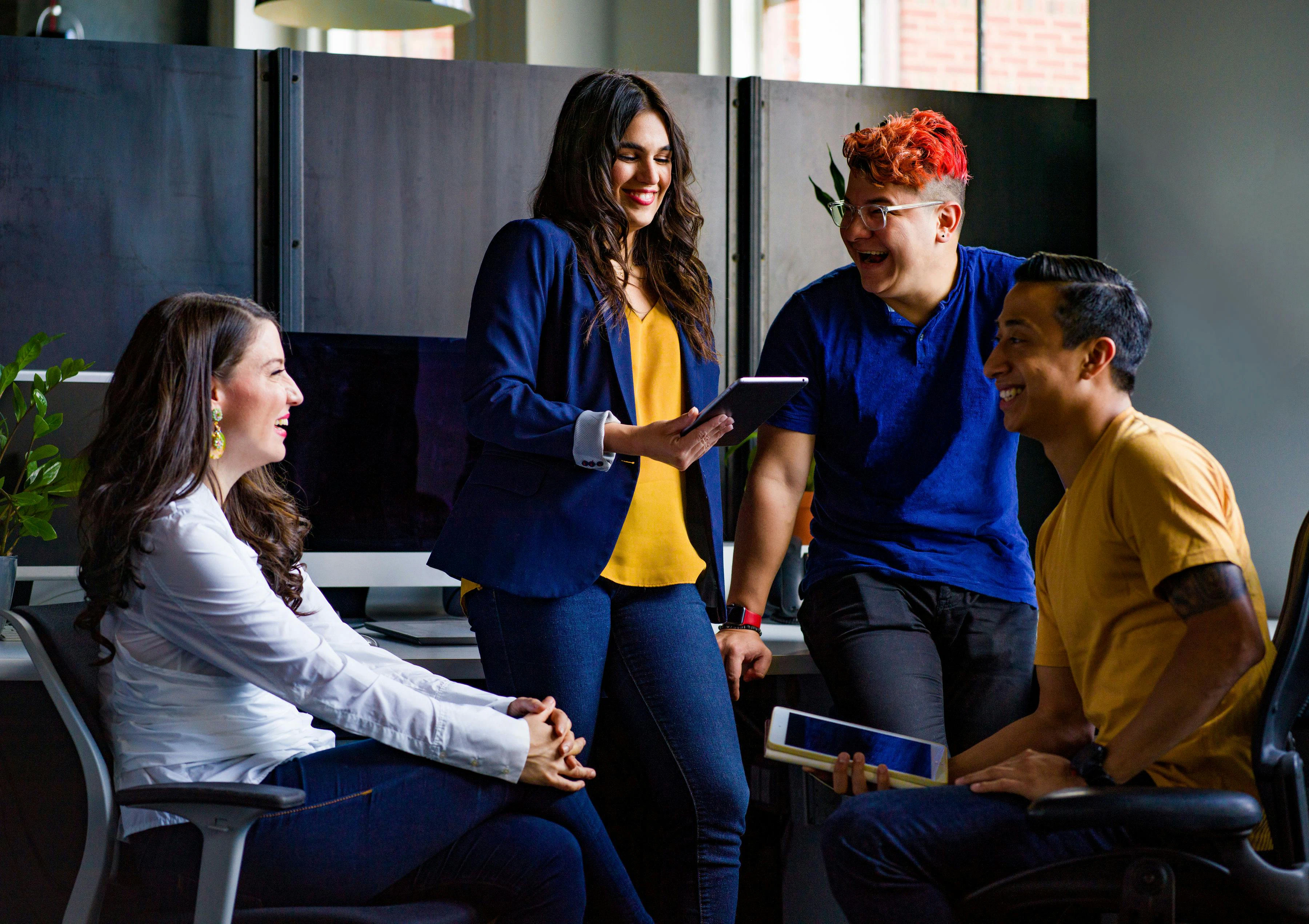 Office Team Discussion