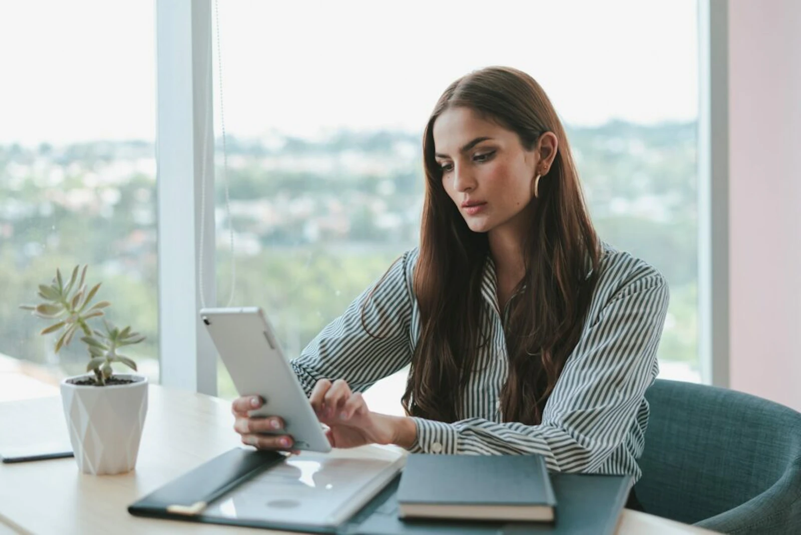 Remote employee working from their home office