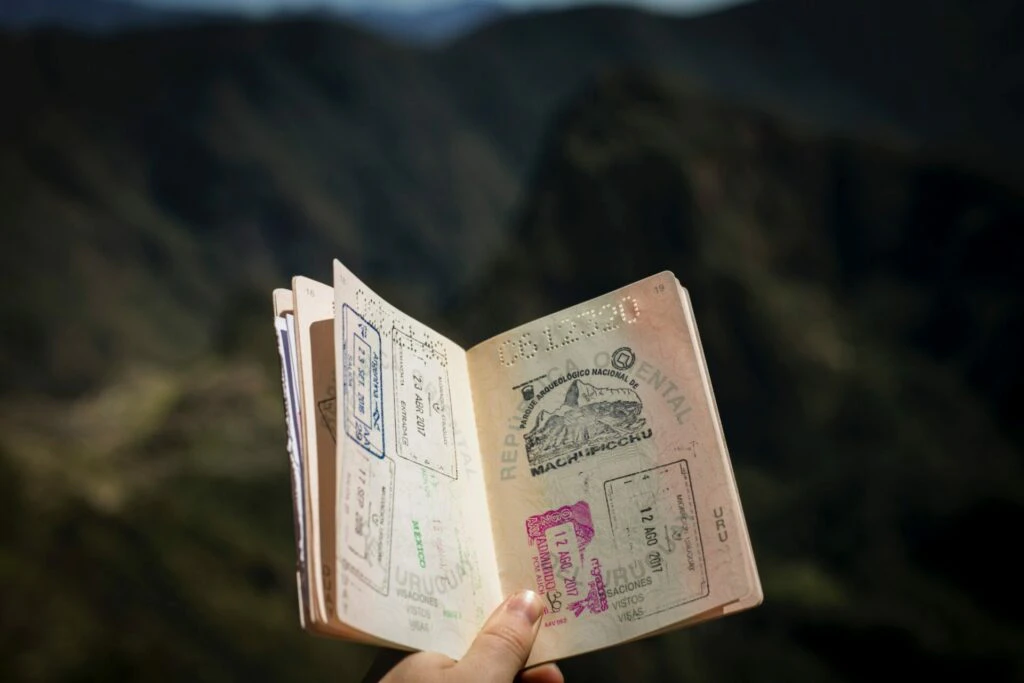 an open passport