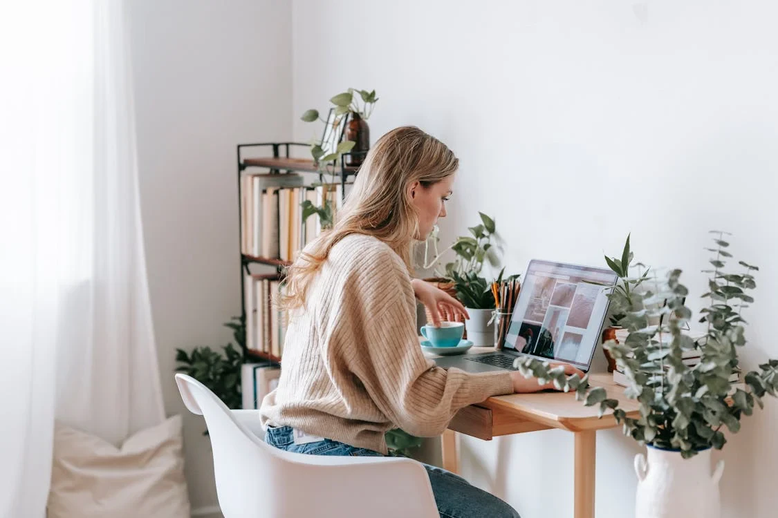 working from home