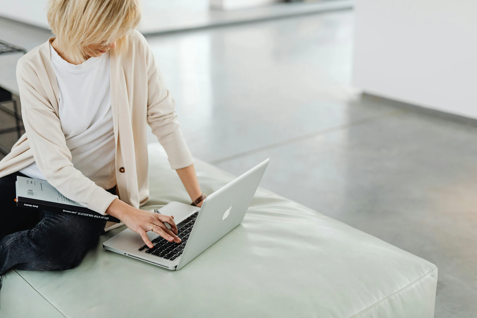 Digital Nomad Working from their home