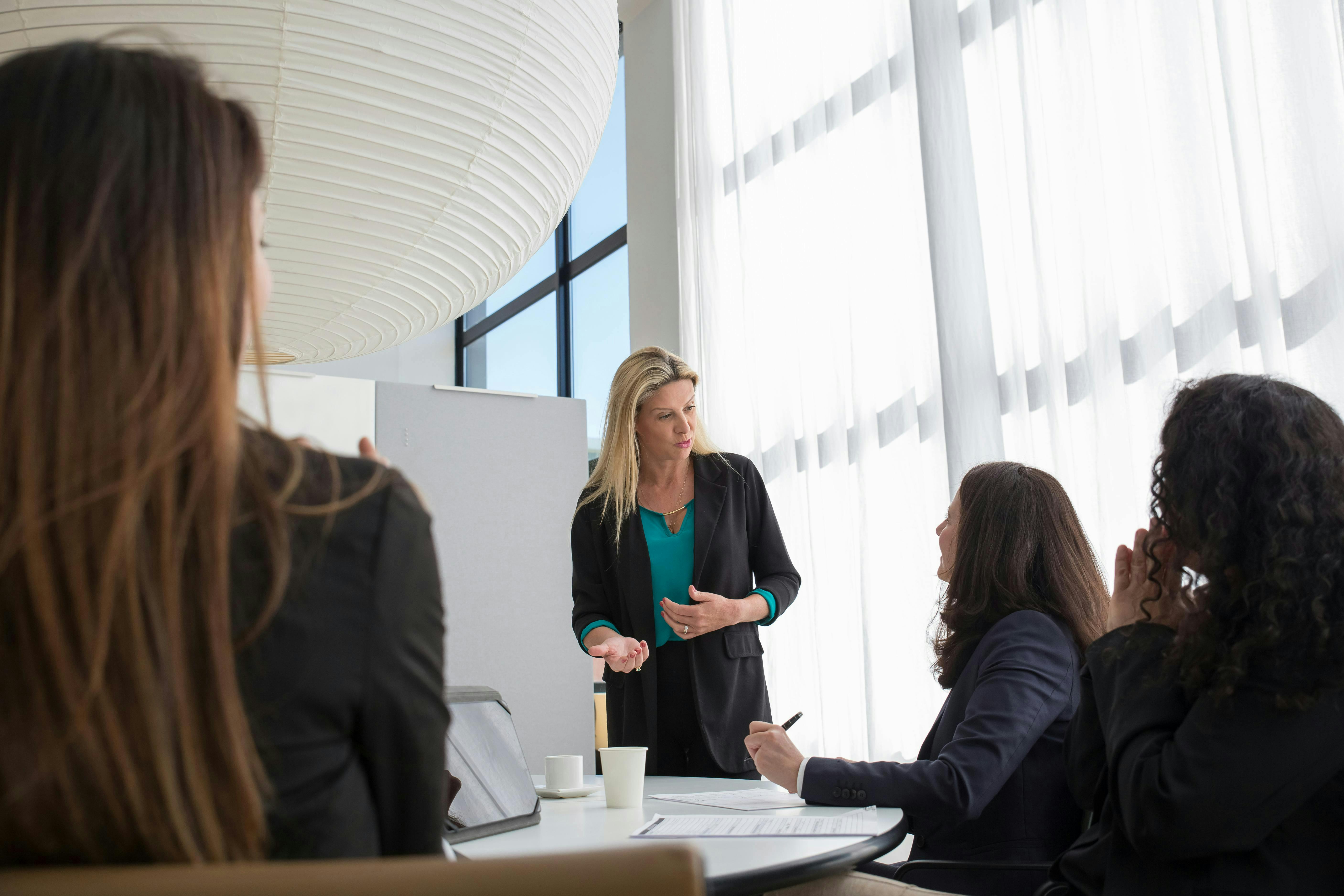 A Meeting in the Office