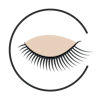 Flared eye shape vector image