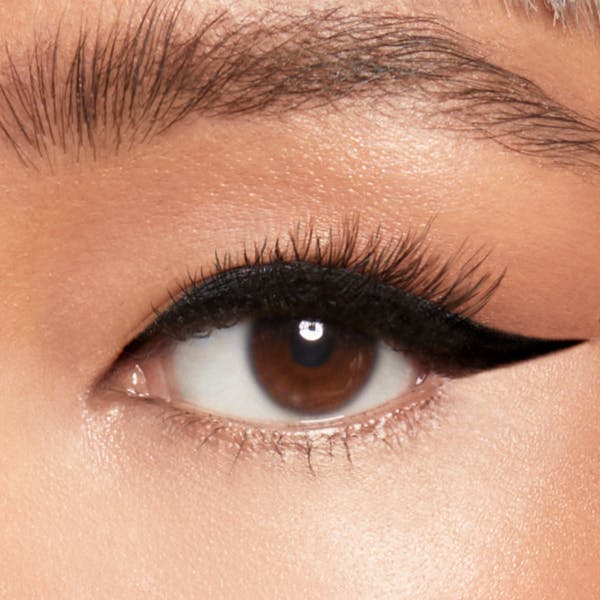 After applying both Adhesive Eyeliner & lashes by SWATI Vegan & cruelty Cosmetics
