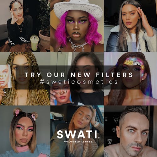 SWATI Cosmetics Instagram Filters
