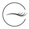 Natural density lashes vector image