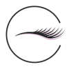 Intense density lashes vector image