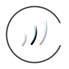 Medium length lashes vector image