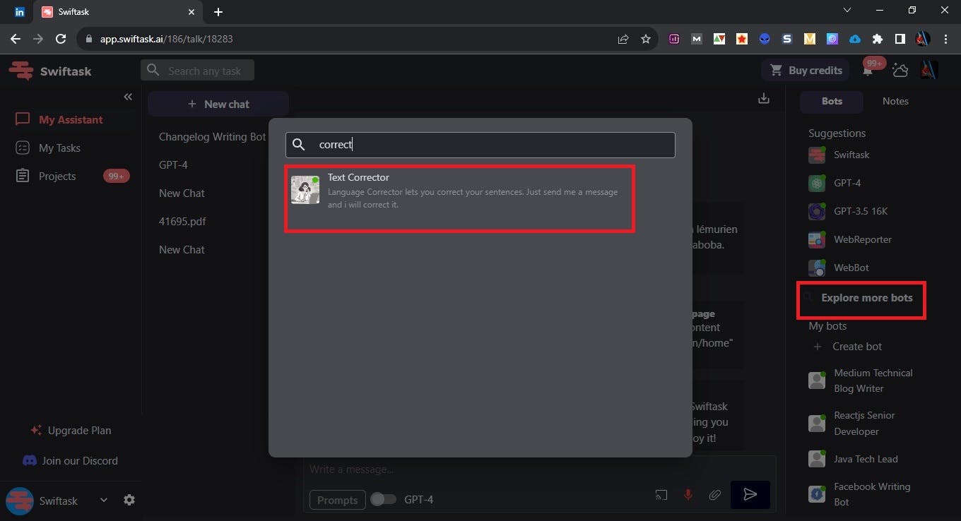 Text Corrector