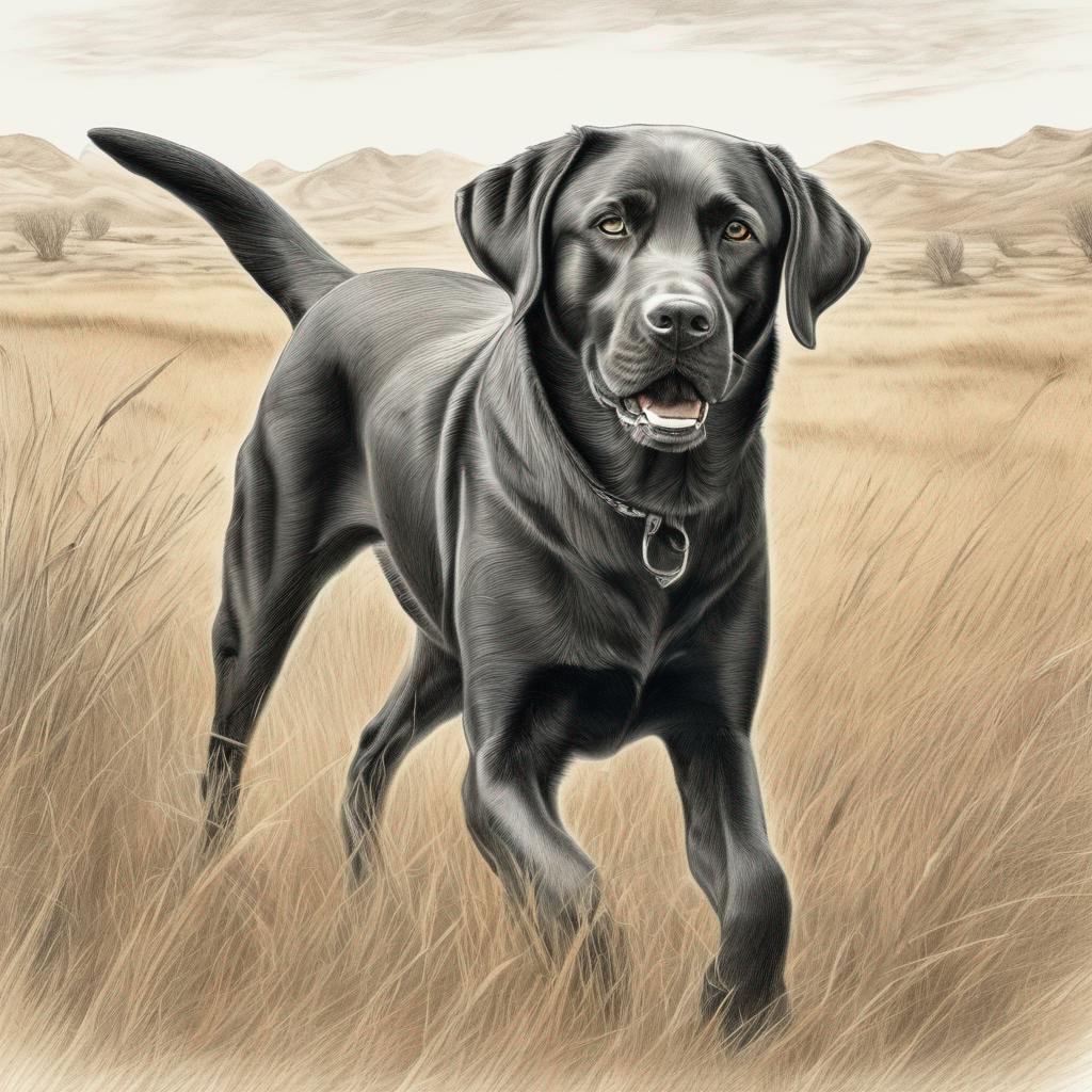 Labrador généré par Stable diffusion