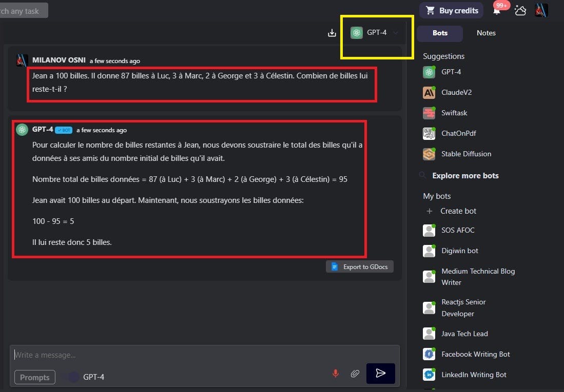 Prompt pour GPT-4