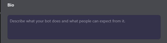 Description du bot