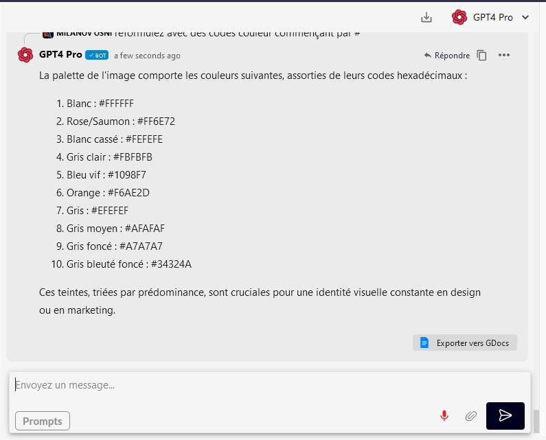 extraction charte graphique