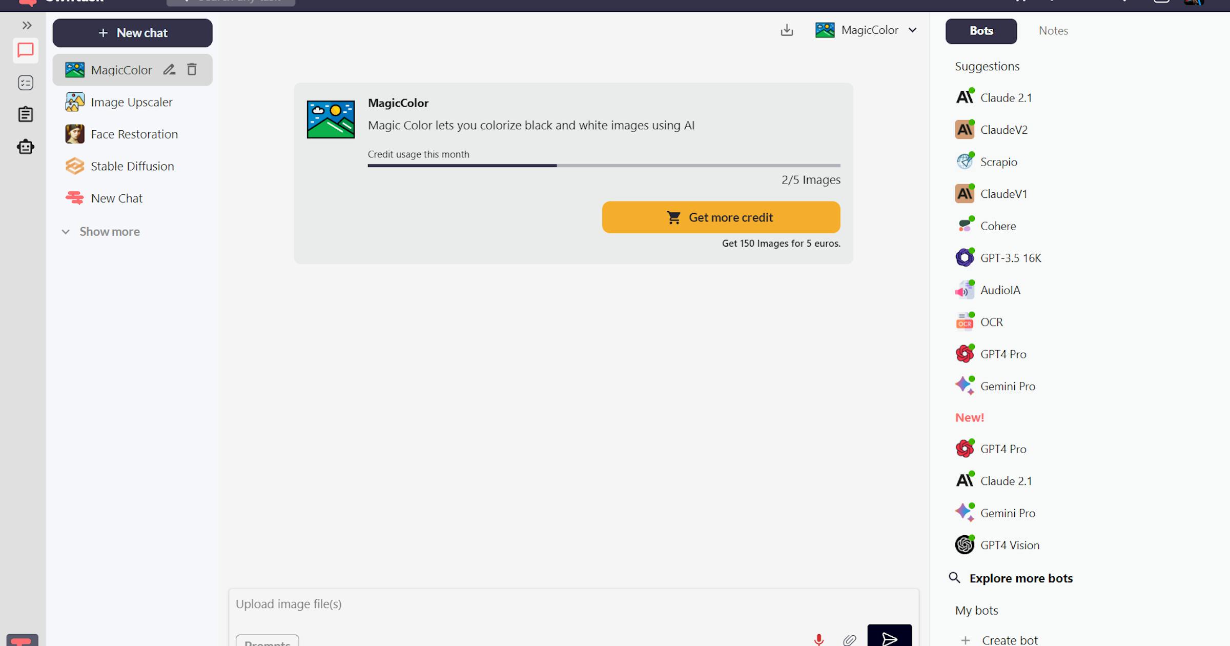 Colorize a photo online with Magic Color