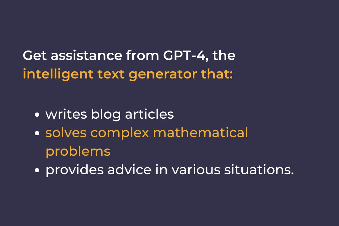 GPT-4 assistance