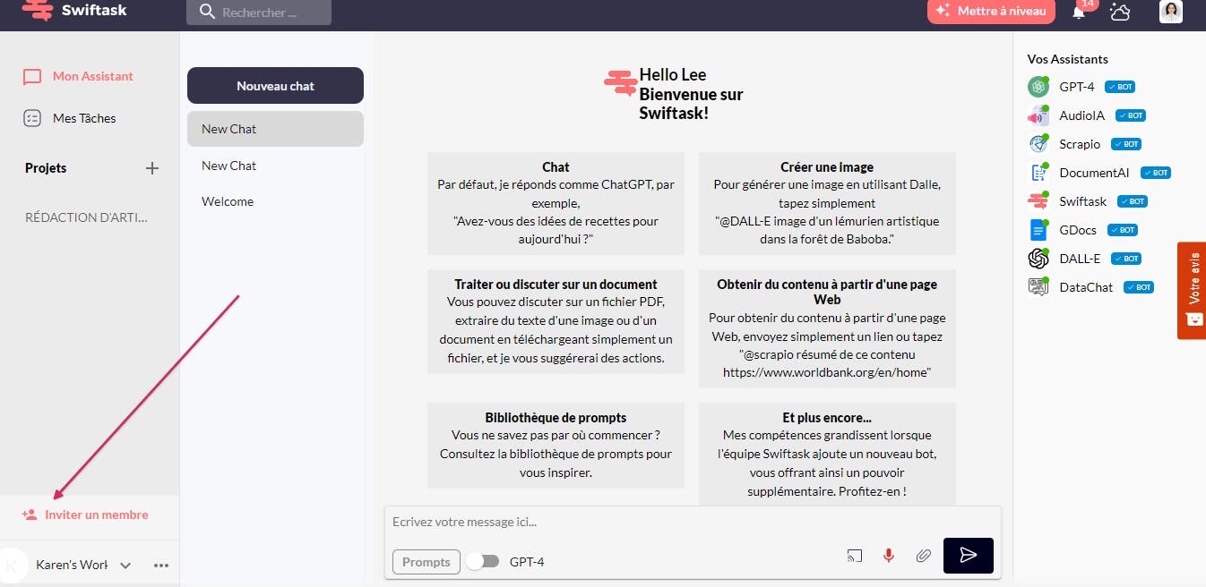 How to invite members