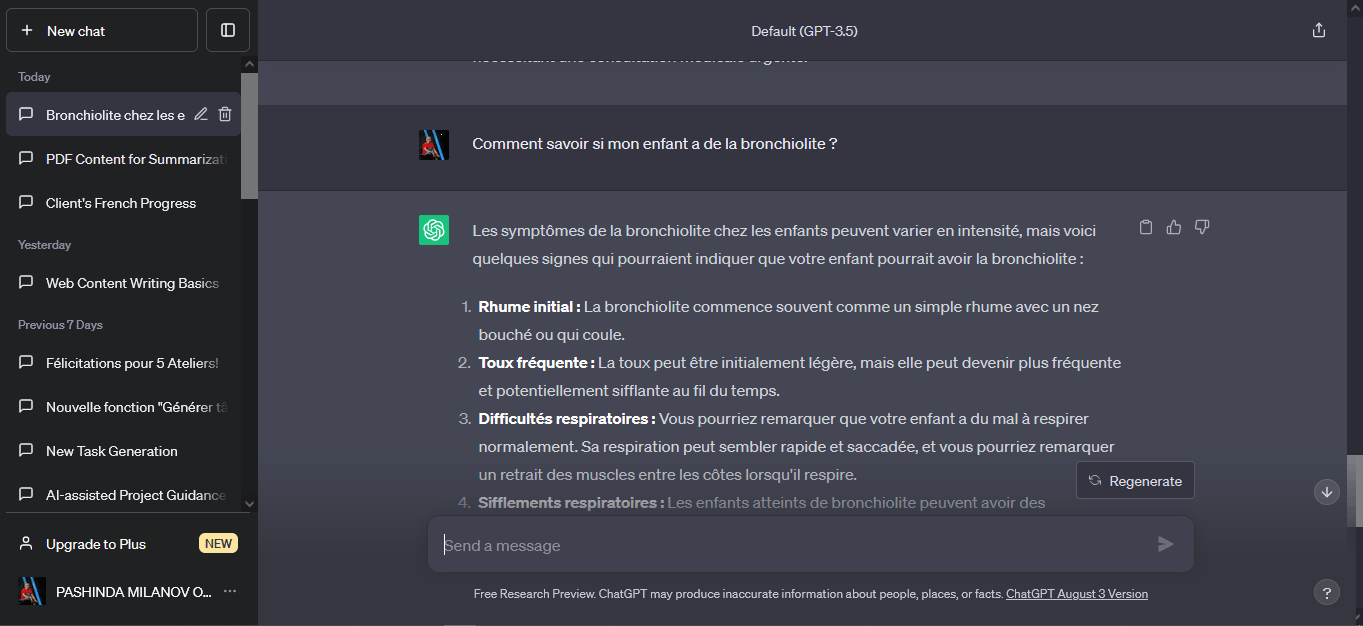 Comment utiliser Chat GPT pour répondre à la question liée au document inséré