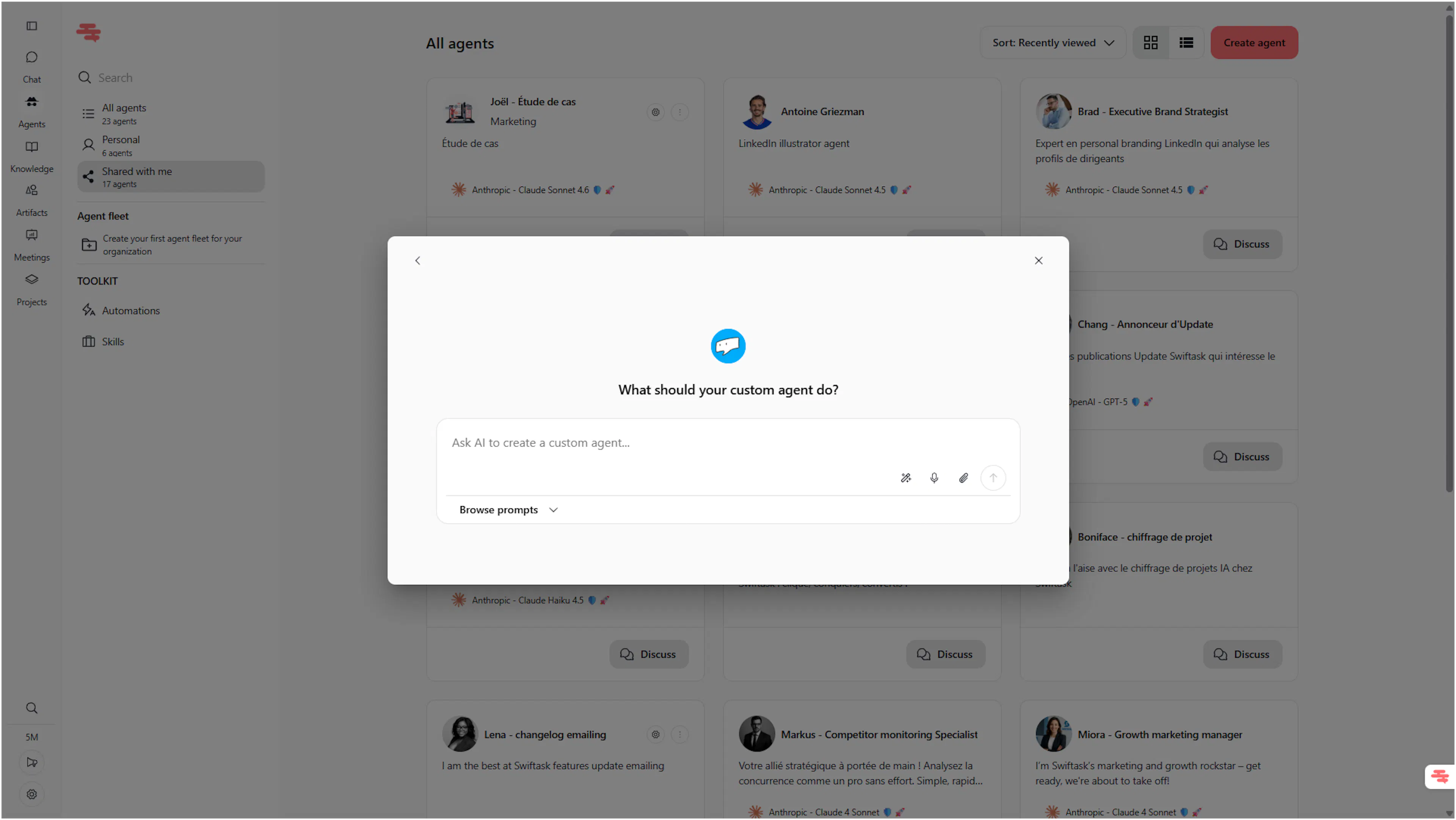 create ai agent