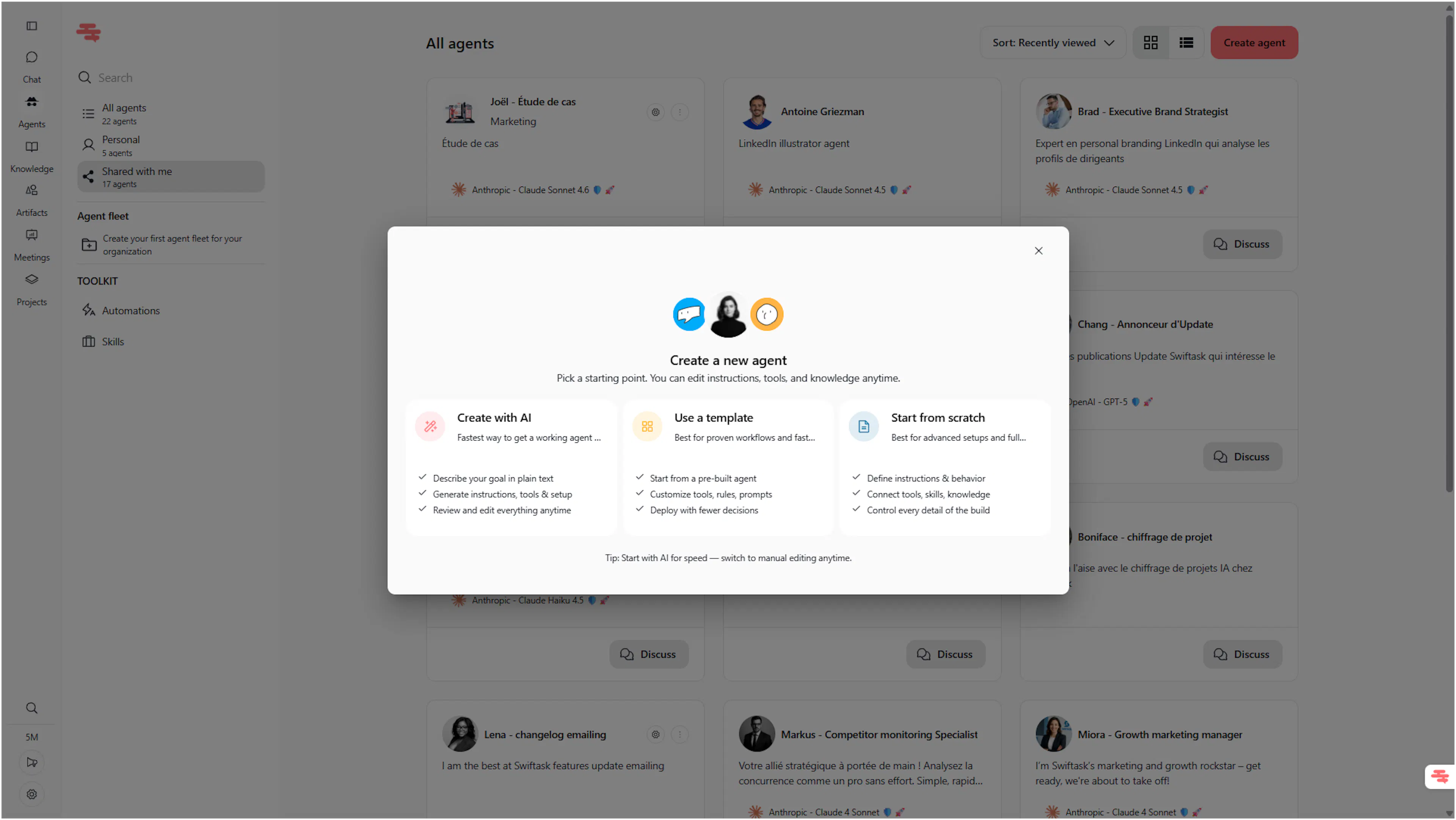 create ai agent