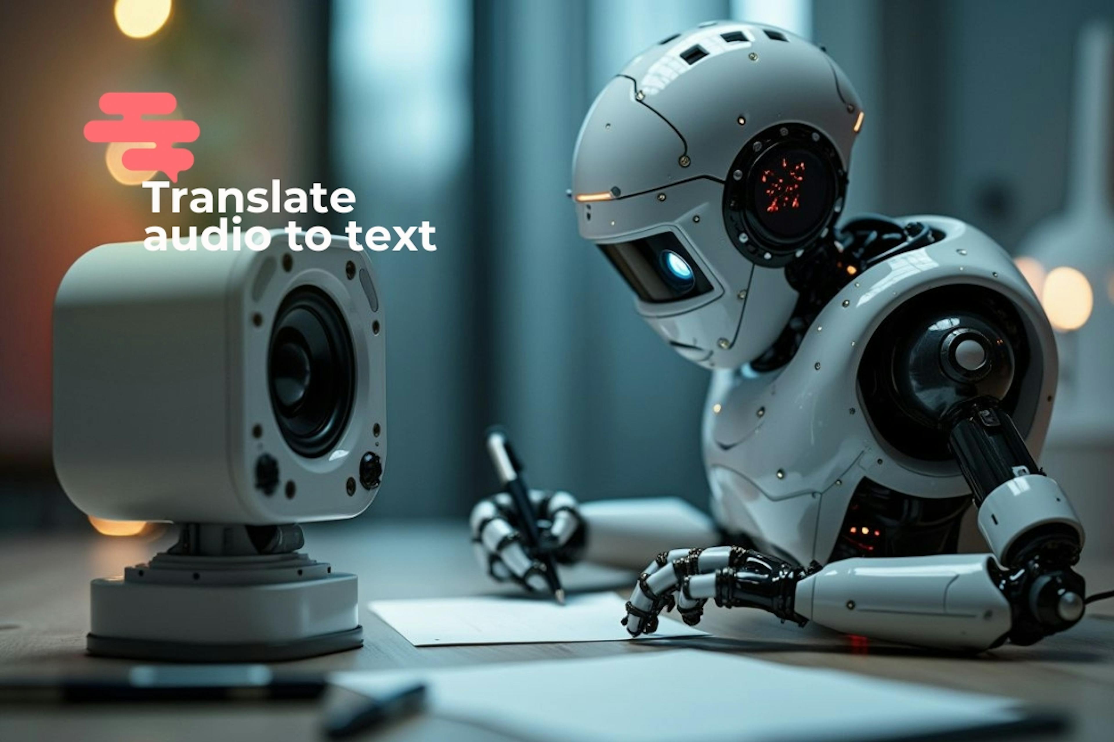 translate audio to text