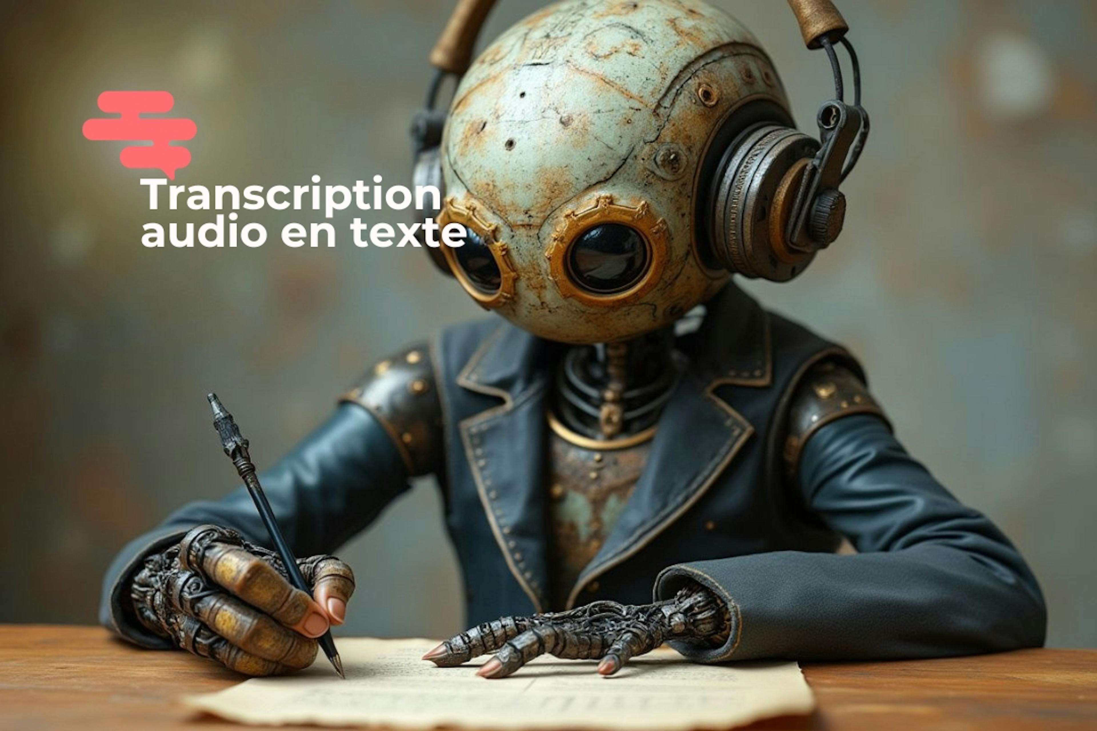 transcription audio en texte