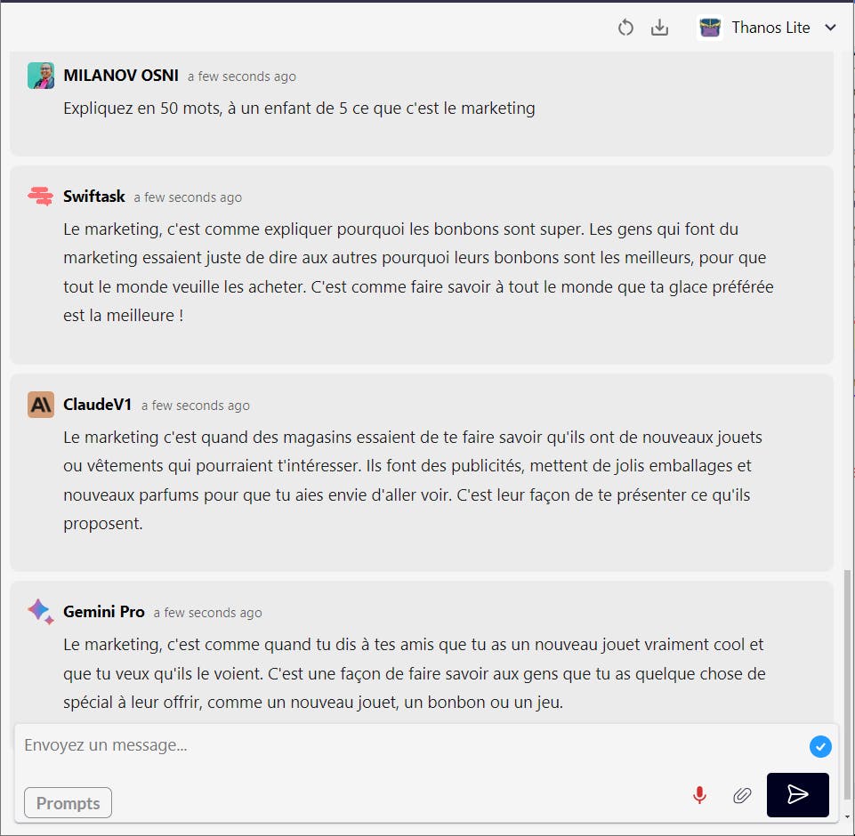 cas d'usage Thanos Lite