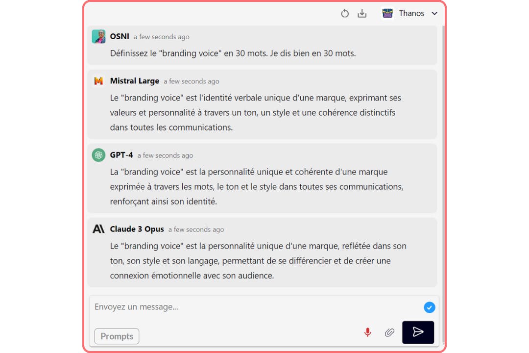 exemple d'utilisation de Thanos