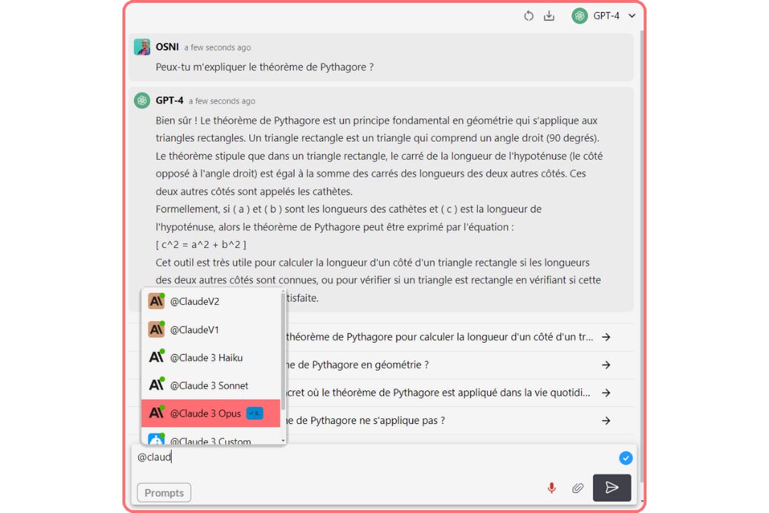 mention d'une autre IA sur Swiftask
