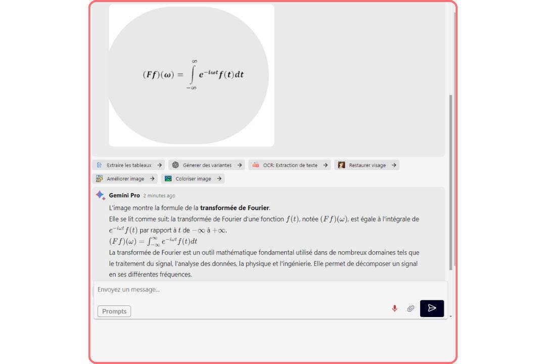 réponse de Gemini Pro 1.5