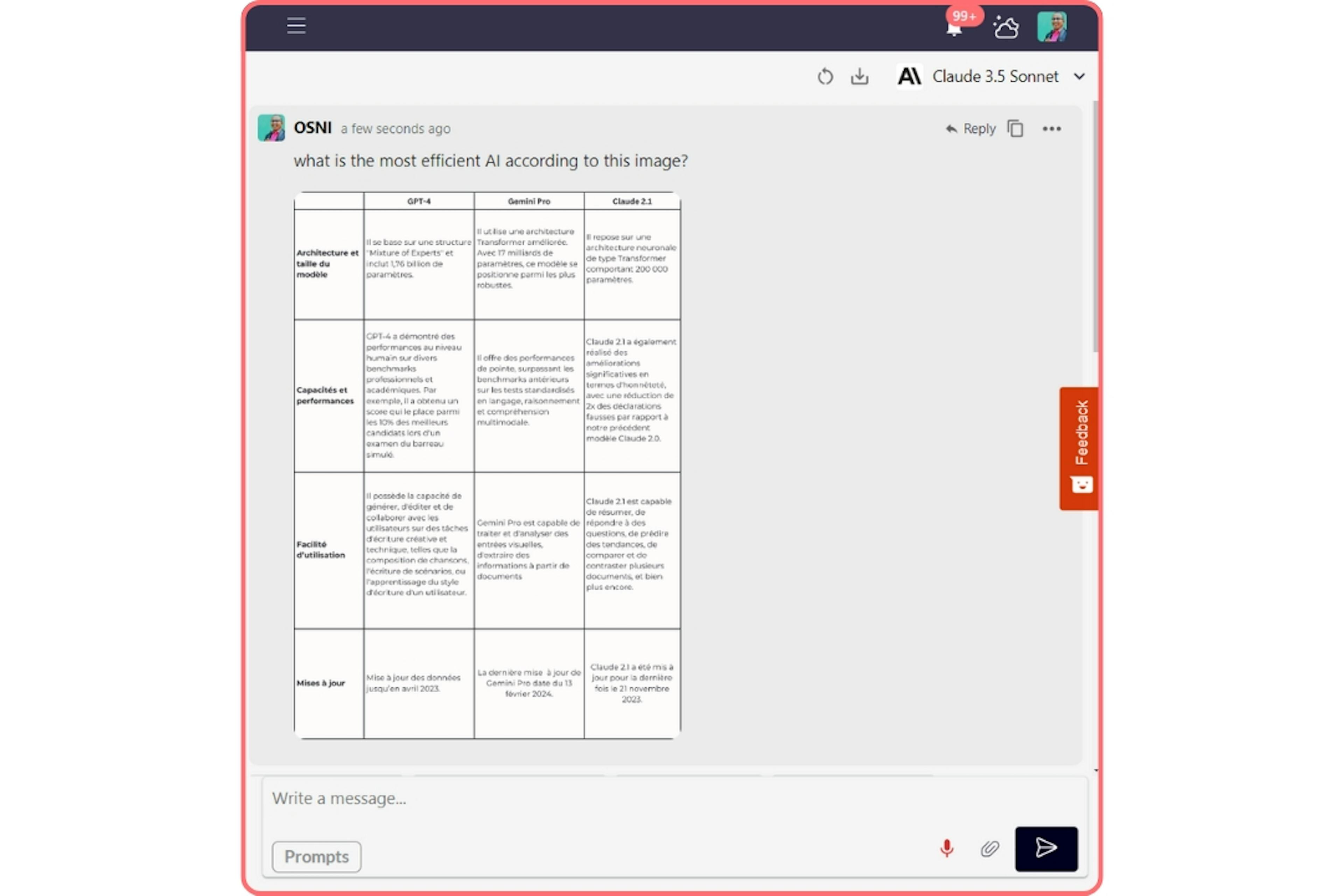 Claude 3.5 multimodal