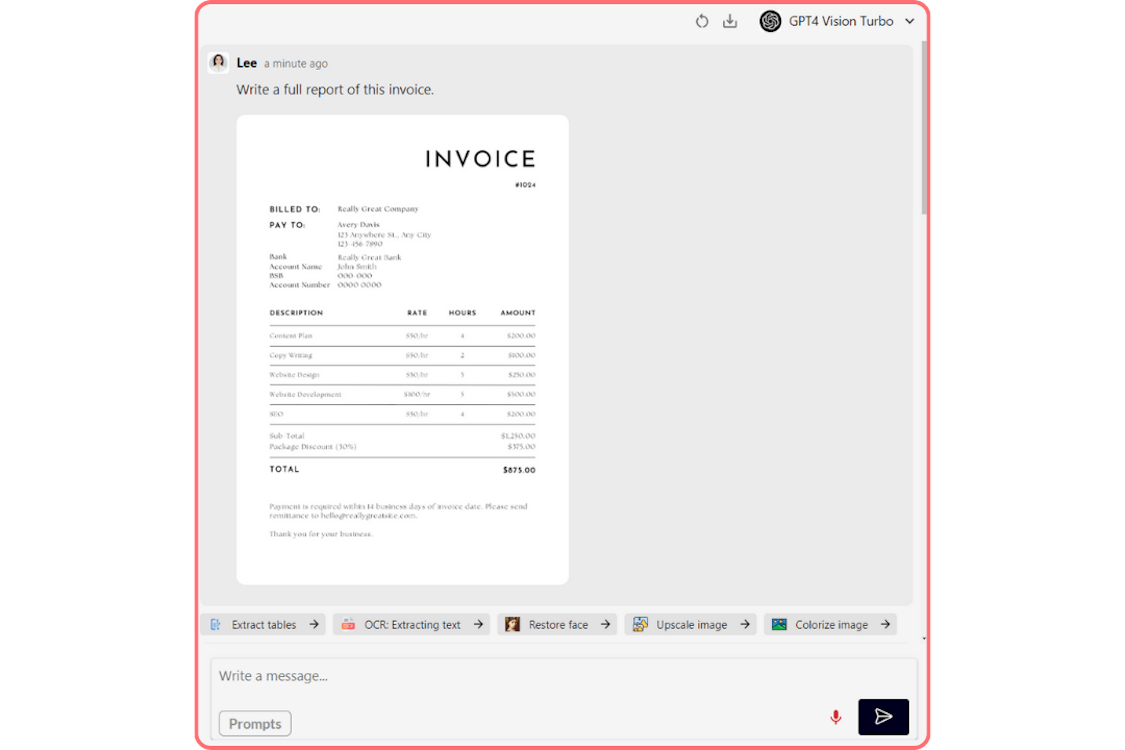 Invoice