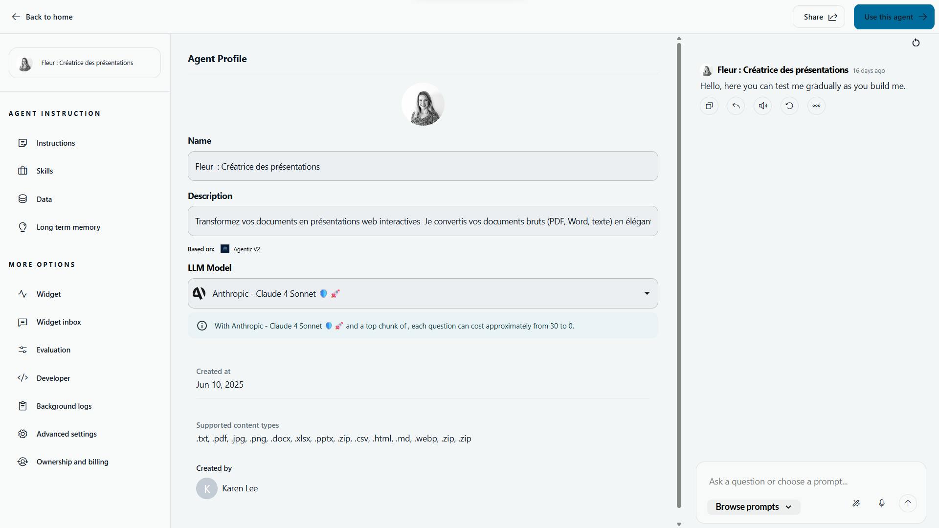 créer un agent IA sans coder