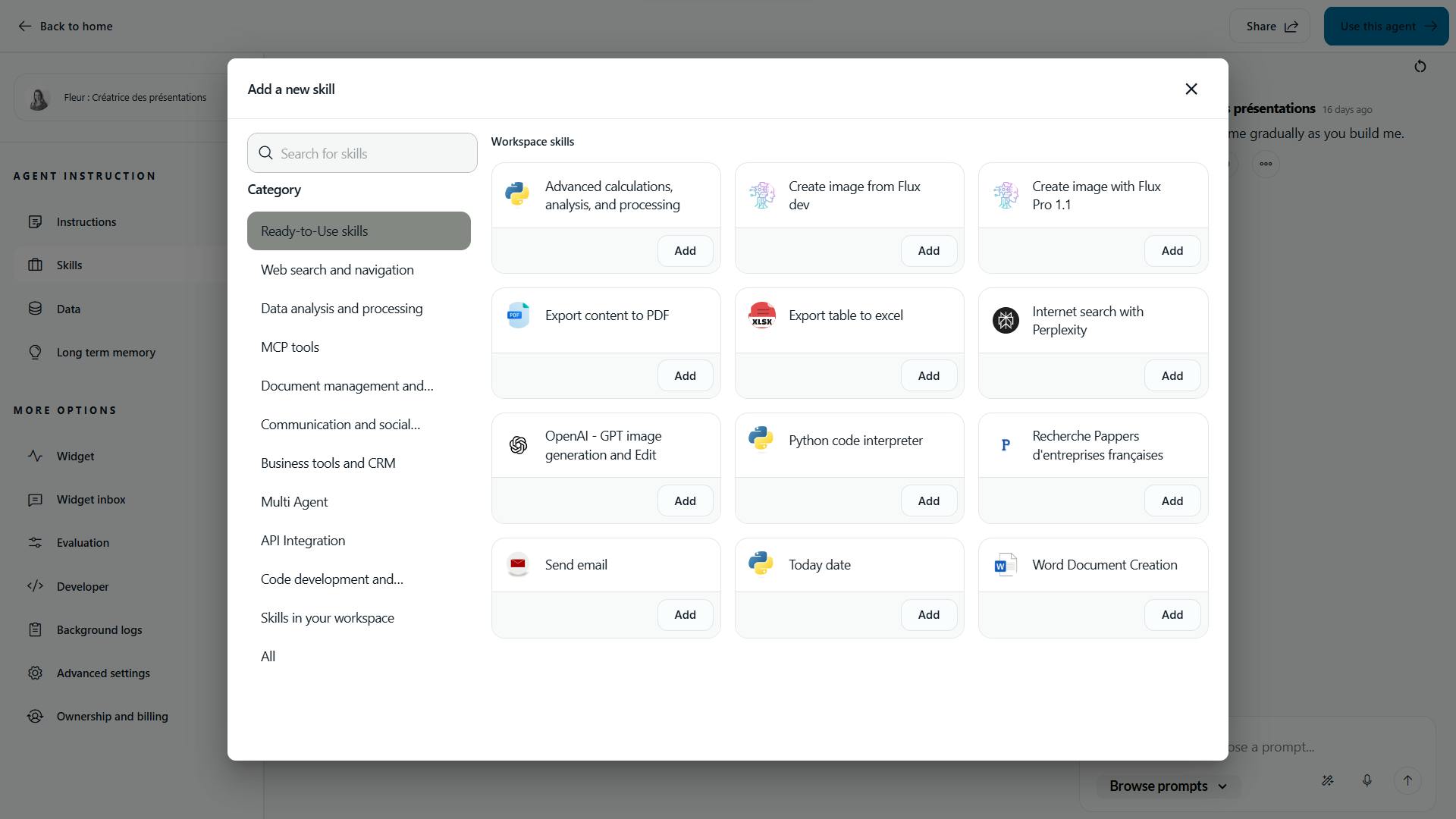 no code ai agent builder