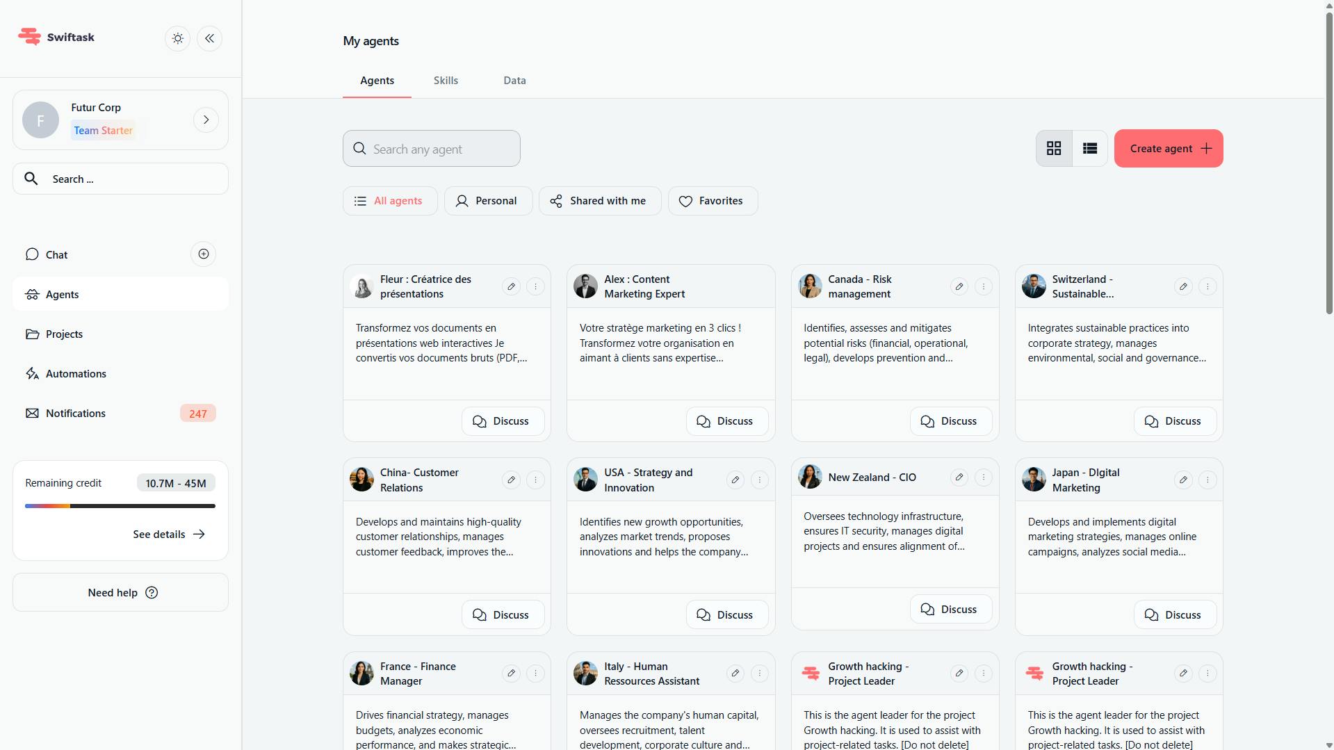 Swiftask vs relevanceai