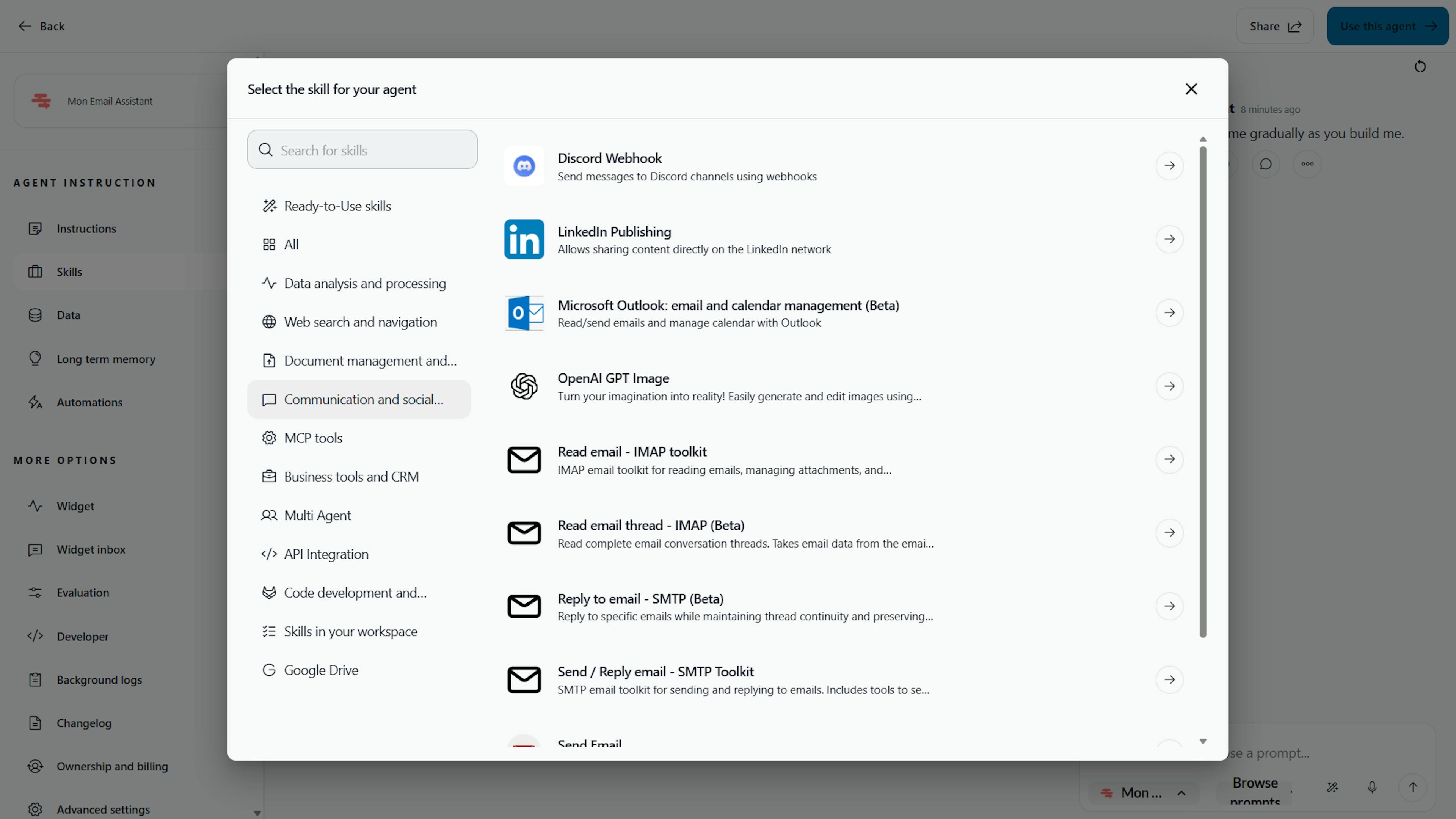 Automatisation email entreprise