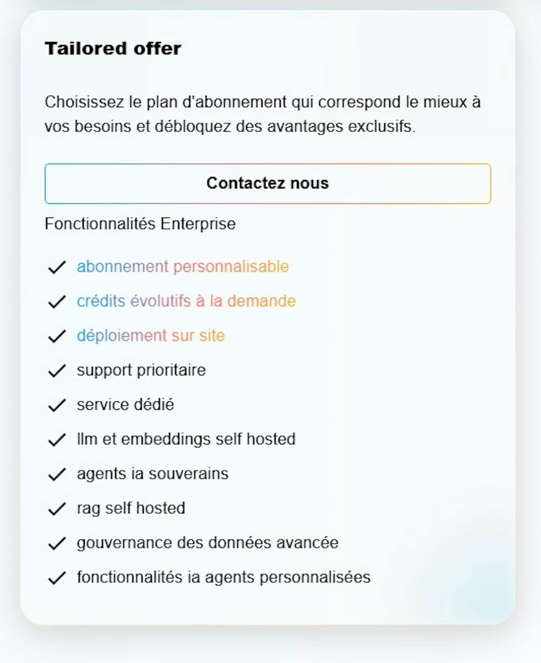 solution ia pour entreprise