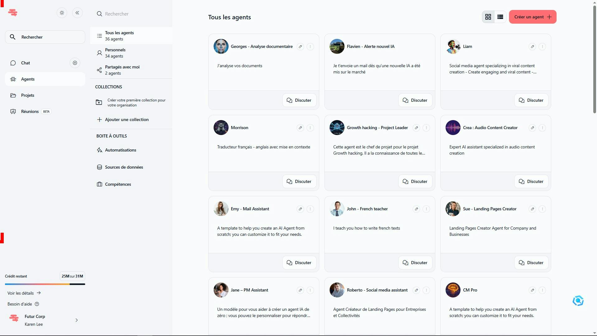 agent ia pour entreprise