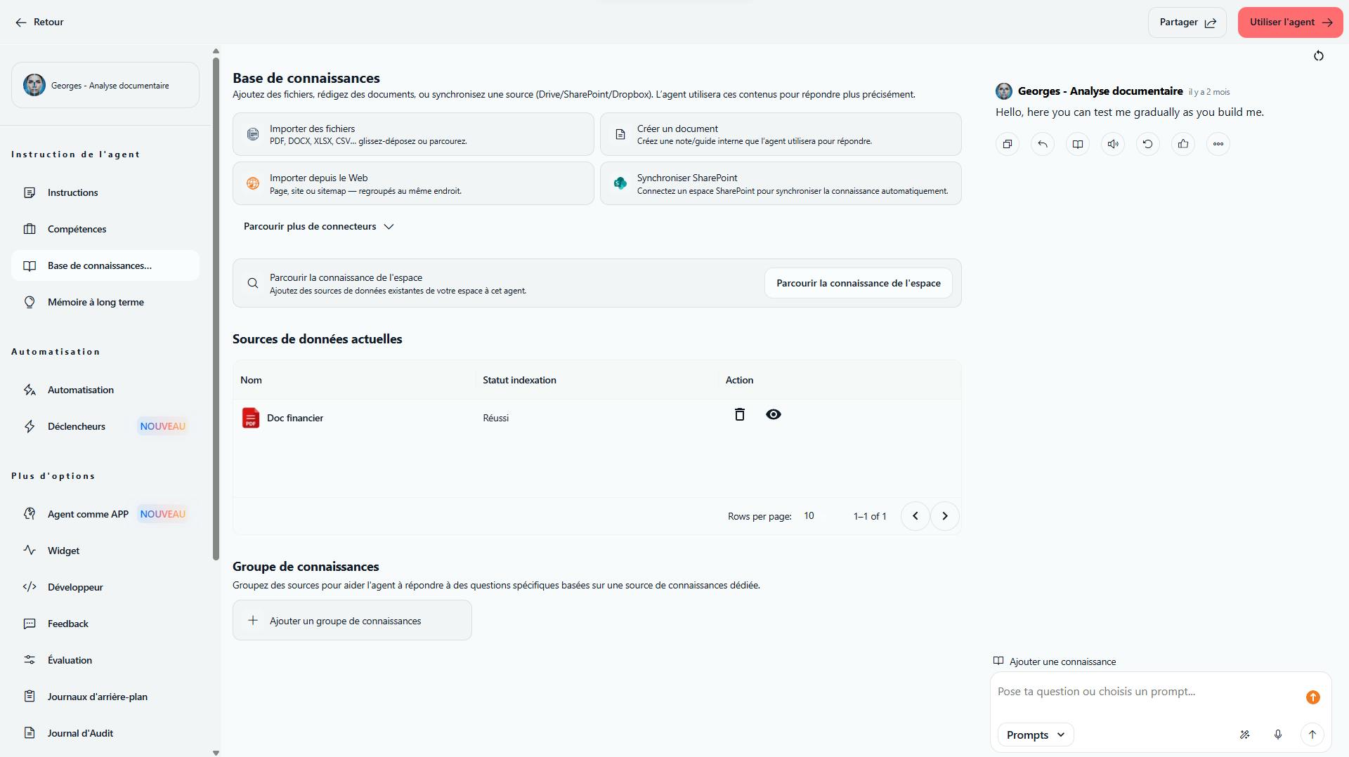 automatisation agent IA