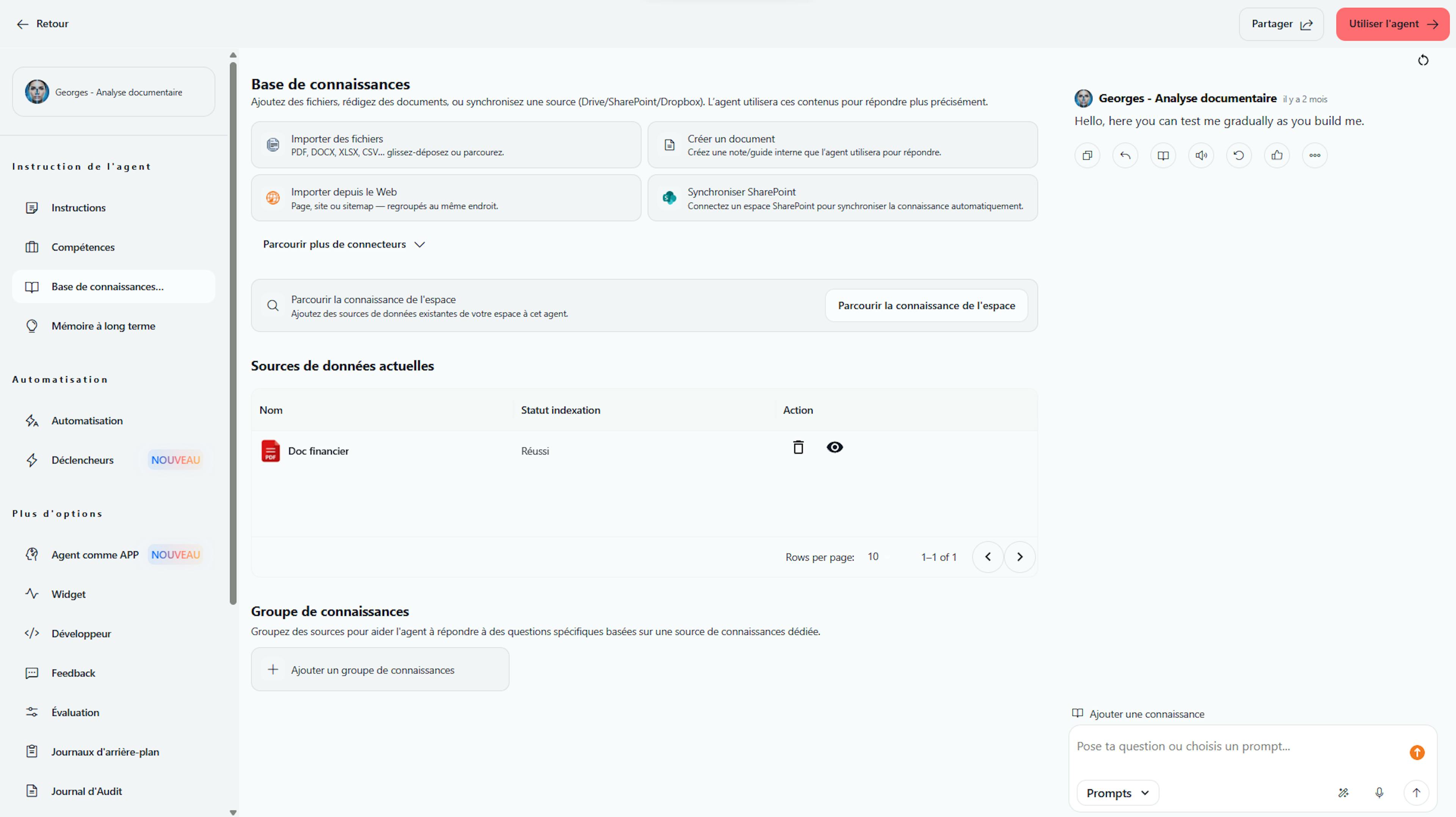 automatisation agent IA